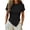 Army Green, variant on Women's Crew Neck Short Sleeve Tops Slim Fit Side Ruched Twist Solid Color Tshirts Waist Asymmetrical Hanky Hem Blouses L