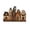 Multicolor-1, variant on Lilixerw Halloween House Scene Decoration, Spooky Town Building Welcome Sign with Ghost and Pumpkin Accent, for Entryway, Porch and Wall Display, 7.87x6.37 inch