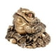 thumbnail image 3 of Estatuilla de rana,Artesanías de estatua de rana de dinero de la suerte de resina china,Figura de sapo de la fortuna de la riqueza de la resina de mesa,Decoración de adorno Feng Shui de rana, 3 of 9
