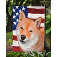 thumbnail image 3 of Carolines Treasures CK6704GF Shiba Inu Dog American Garden Size outdoor-flags, Multicolor, 3 of 3