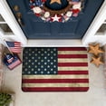 thumbnail image 6 of B Polyester Independence Day Floor Mat 23.6X15.8 Inch With Usa Flag Pattern Non Slip Backing For Home Entryway Kitchen Patriotic Decor, 6 of 7