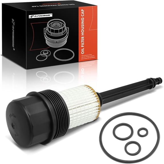 A-Premium Oil Filter Housing Assembly Compatible with Mercedes-Benz W202 W203 C280 C320 CL55 AMG W210 W211 E320 E430 E55 AMG W163 W220 R170 3.2L 5.0L Fits select: 2003 MERCEDES-BENZ SL 500R