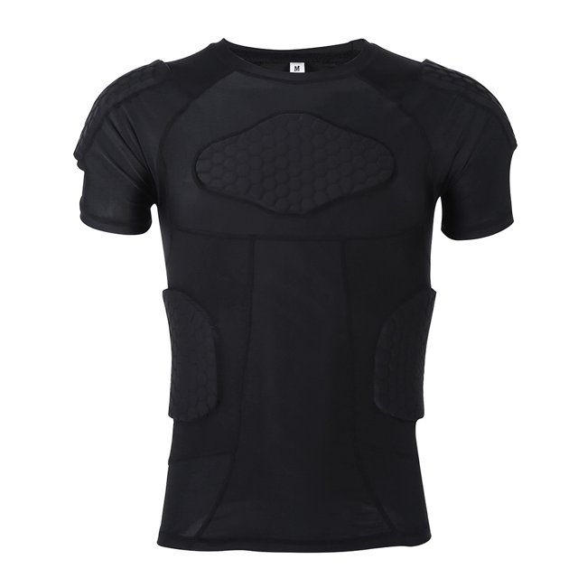 Chaleco acolchado de silicona antigolpes para hombre, pantalón corto, accesorio de protección deportiva (camiseta)