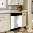 thumbnail image 3 of Abstract digital pattern fading Dishwasher Magnet Cover Decorative Sticker for Home Cabinet Kitchen 23" x26", 3 of 5