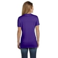 thumbnail image 3 of Hanes Womens Nano-T V-Neck T-Shirt, S, Purple, 3 of 4