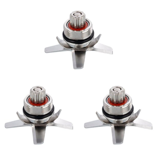 3X 767 Acero Inoxidable Endurecido Seis para Mezclar Y Cortar para TWK Cuchillo de 767 Hojas para Licuadora Pieza de Licuadora