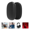 thumbnail image 1 of DEEPCRAFF 1Pair Black Headphone Cover Anti Scratch Elastic Soft Skin Friendly Replacement, 1 of 8