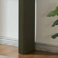 thumbnail image 3 of Kings Brand Furniture Varenne Console Table – Contemporary Rectangular Wood Entryway Table with Fluted Architectural Legs, Slim Design for Hallway, Foyer, or Living Room (Caviar), 3 of 3