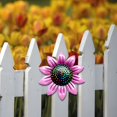 thumbnail image 5 of pdqouc Clearance Metal Sun Flower Wall Decor,5.6 Inches Sun Wall Art Hanging Decoration for Indoor and Outdoor, Garden Farmhouse Yard Patio Fence Living Room Bedroom Decor Multicolor, 5 of 7