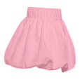 thumbnail image 5 of Ediodpoh Skirts for Women Solid High Waist Mini Skirt Summer Casual Sleeveless Romper Style Mini Skirts Pink S, 5 of 8