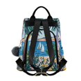 thumbnail image 2 of FORMRS Women's Travel Backpack Purse Anti-Theft Hidden Pockets Casual Shoulder Bag, Purple Seaside, 2 of 7