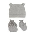 thumbnail image 5 of Bear Ears Infant Caps Baby Boy Girl Toddler Hats Cute Cotton Hospital Hats, 5 of 10
