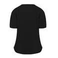 thumbnail image 7 of Women's Criss Cross V Neck Short Sleeve Tunic Summer T Shirts Tops Fashion Casual Loose Fit Tunic Tee Sexy Blouses, 7 of 7