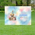 thumbnail image 2 of Happy Birthday Cute Puppy Great Dane with Cake Gifts Party Hat Yard Sign Danes Dog Lover Gifts Outdoor Home Lawn Garden Porch Decor - 00029, 2 of 5