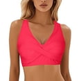 thumbnail image 1 of Zmoon Women's Halter Neck Printed Two-Piece Swimsuit Top (Removable Bra Pad), 1 of 5
