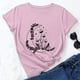 thumbnail image 2 of Tops Para Mujer Casual Suelto Jersey Estampado Cuello Redondo Manga Corta Top Manga Corta Cuello Redondo Top Camisa Odeerbi ODB181282, 2 of 7