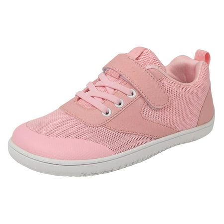Futezty Sneakers Kids Sports Running Walking Shoes for Toddler Boys Girls(Pink 1 Big Kids)