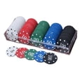 thumbnail image 2 of Poker Chips,100pcs Poker Chip Set Professional Poker Chips Poker Chip Set Unmatched Quality, 2 of 8