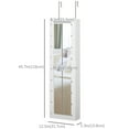 thumbnail image 3 of HOMCOM Armoire à Bijoux avec Lumières LED, Armoire à Bijoux avec Miroir, 3 of 9