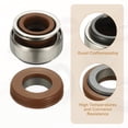thumbnail image 3 of Uxcell Mechanical Seal Kit, Gas Water Pump Replace Rubber Mechanical Shaft Seal Replacement 12mm, 3 of 6