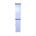 thumbnail image 6 of Farmhouse Storage Cabinet with Adjustable Shelves & Storage Drawer, Tall Linen Tower for Bathroom & Living Room – White with Black Walnut Top, Compact Design, Durable Storage Solution, 6 of 9