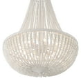 thumbnail image 5 of Crystorama Lighting Group 609 Rylee 8 Light 25" Wide Beaded Empire Chandelier - White, 5 of 7