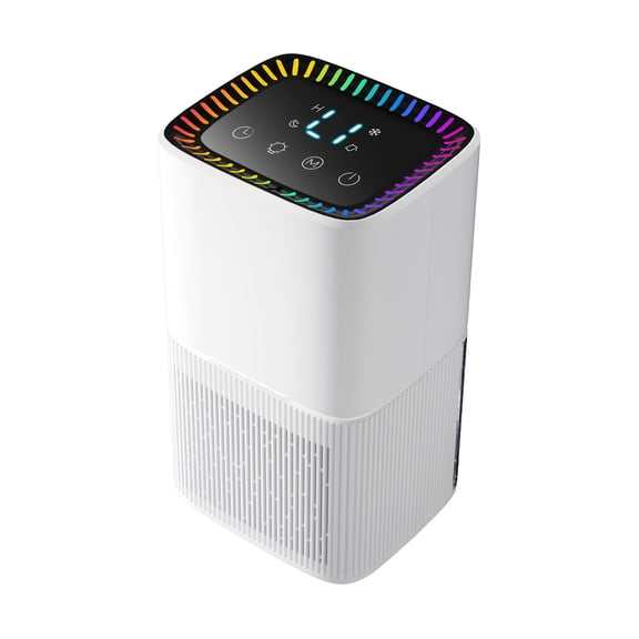 Dehumidifier, (500 Sq.Ft) Dehumidifier for Basement, 50 OZ Water Tank Dehumidifiers for Home, Dehumidifier with Timer, Silent Mode, White