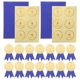 thumbnail image 1 of unbranded 30Jgo Adhesivos Para Certificados Azul Con Elegante Y Material Seguro, 1 of 7