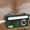 thumbnail image 4 of Manivela de mano recargable de emergencia Solar, Radio naranja, se mantiene conectado en cualquier clima, cuatro modos de fuente de alimentación, 4 of 4
