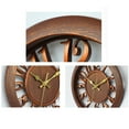 thumbnail image 2 of Matsuzay Reloj de pared 3D dígitos grandes relojes de arte de forma redonda reloj colgante Retro de moda cocina Oficina sala de estar dormitorio Decoración del hogar Matsuzay HA082695-00, 2 of 6