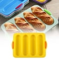 thumbnail image 2 of Boreal Craft Christmas Baking Stuff French Bread Soft Ventilation 4 Slot Ellipse Baking High Temperature Resistance, 2 of 7