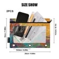 thumbnail image 5 of 2 Pack Flip Folders with Clear PVC Window Binder Pouches 3-Ring Binder Organizer for Office & Home Birds on A Wire, 5 of 6