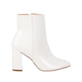 thumbnail image 1 of Botines Para Mujer Blancos Lisos Moda Casual Otoño blanco 26 Incógnita 040D2X, 1 of 6