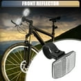 thumbnail image 4 of Reflectores de bicicleta Unique Bargains 2.13"x1.57" Reflector de advertencia de bicicleta Reflectores de seguridad Accesorios para bicicletas Plástico blanco, 4 of 6