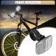 thumbnail image 4 of Reflectores de bicicleta Unique Bargains 2.13"x1.57" Reflector de advertencia de bicicleta Reflectores de seguridad Accesorios para bicicletas Plástico blanco, 4 of 6