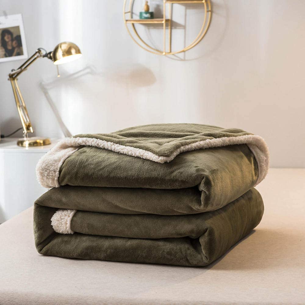 Cooling Weighted Blanket,Winter Warm Sheets Cover Blanket Coral Fleece