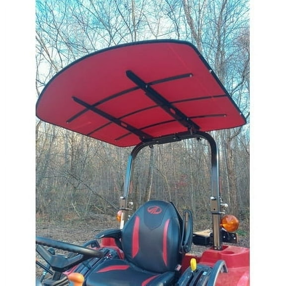 HECASA Red Canopy Tuff Top Tractor Roof Umbrella Cover for ROPS 52" X 52"