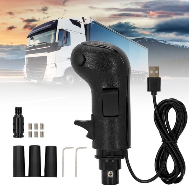 Palanca de cambios USB para simulador de camión Besilo de 18 velocidades para PC