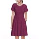 thumbnail image 1 of Fotbe Small Stars Vestido Largo de Moda para Mujer, Vestido Tipo Camiseta con Manga Corta y Estilo Casual a Rayas y Bloques de Color, 1 of 6