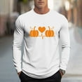 thumbnail image 2 of zbxnLI Halloween Shirts for Men Big and Tall Long Sleeve T-Shirts Crew Neck Slim Graphic Tees Fall Tops, 2 of 5