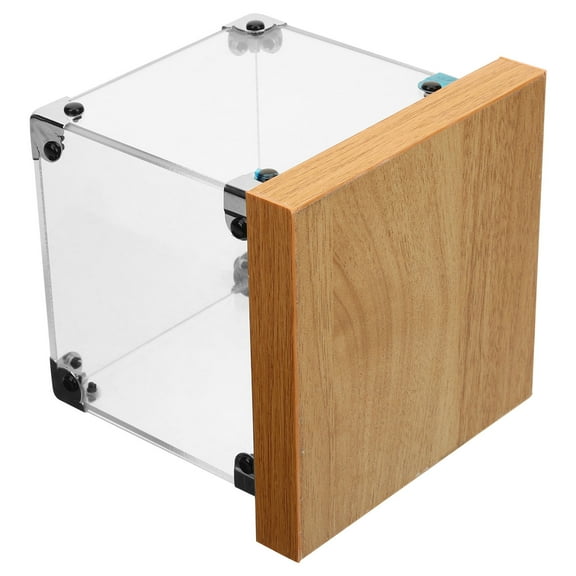 UPGRATOR Figurine Model Storage Box Transparent 1Pack 3.93X3.93X3.93In