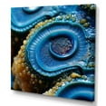 thumbnail image 2 of Designart "Maritime Blue Sapphire Geode" Landscapes Wall Art - Traditional Blue Stone Geode Hallway Wall Art Decor, 2 of 6