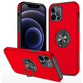 thumbnail image 1 of SZMLOGB Phone Case for iphone 13 Pro (6.1") with Ring Holder Shock Resistant Scratch Resistant PC Silicone Heavy Duty Protective Case-red, 1 of 6