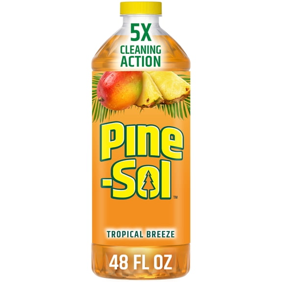 Pine-Sol Multi-Surface Cleaner, Tropical Breeze, 48 Fluid Ounces