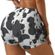 thumbnail image 1 of Fotbe Black And White Sheeps Shorts Sin Costuras – Shorts Deportivos de Cintura Alta para Mujer, Elásticos para Gimnasio, Yoga, Running o Ciclismo-Medium, 1 of 8