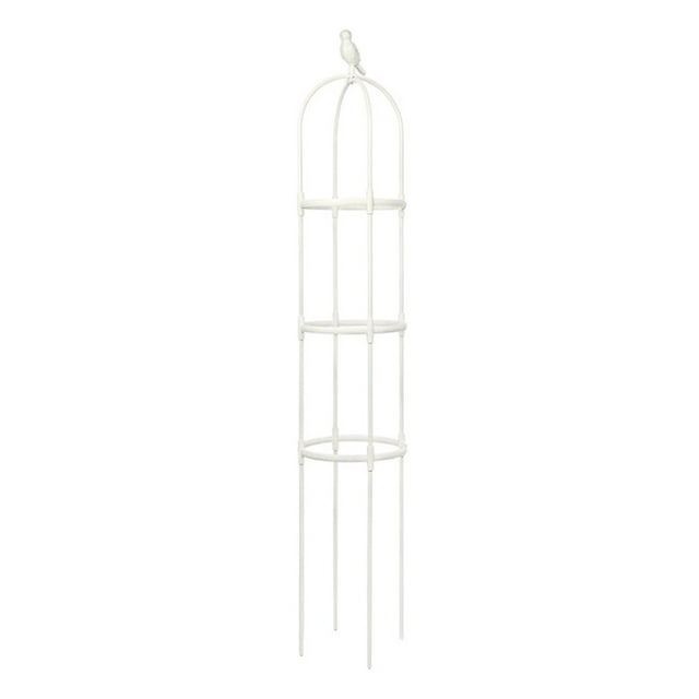 Support Frame Wrought Iron Garden Trellis Flower Vine Steel Splicing 1 Set Height 59In Flowerpot Holder Rack Climbing