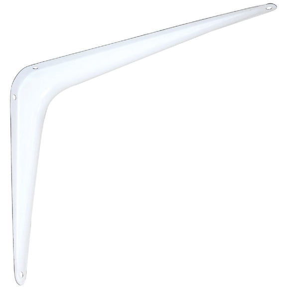National N218-925 8 x 10 in. Steel Shelf Bracket- White