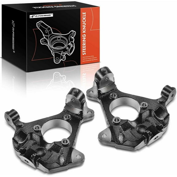 A-Premium Steering Knuckle Replacement for Cadillac Escalade Chevrolet Silverado 1500 Tahoe GMC Sierra 1500 Yukon 1999-2007 Front Side 2-PC