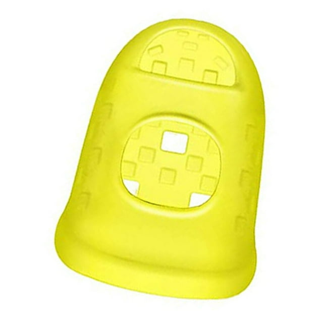 Protège-Doigts en Silicone pour Guitare, Protection Antidérapante pour Ukulélé, Doigts Creusés Transparents Non Allergéniques Réutilisables Jaune TP