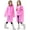 Pink (2-pack), variant on 2 Pack Waterproof Raincoats for Kids Reusable,EVA Rain Ponchos Emergency Rain Jacket for Children, Boys and Girls